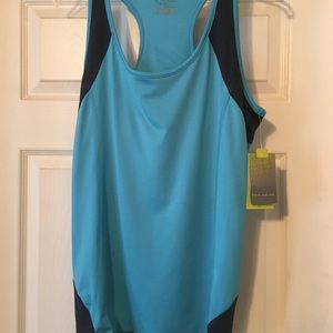 🌟TEK GEAR Athlete S/S Wicking Tank Turquoise Blue